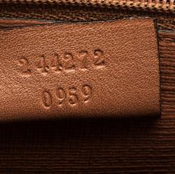 Gucci Beige GG Supreme Star Canvas Zip Around Wallet 