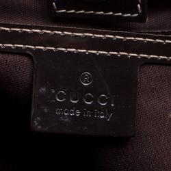 Pre Owned Gucci Beige/Brown GG Supreme Canvas Medium Joy Tote