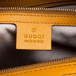 Pre Owned Gucci Beige/Tan GG Canvas Medium Vintage Web Boston Bag