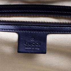 Pre Owned Gucci Purple Imprime Canvas Jackie O Shoulder Bag