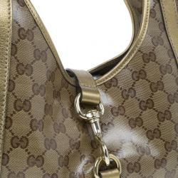 Pre Owned Gucci GG Crystal Monogram Joy Medium Shoulder Bag