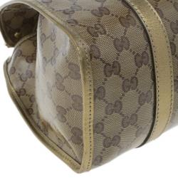 Pre Owned Gucci GG Crystal Monogram Joy Medium Shoulder Bag