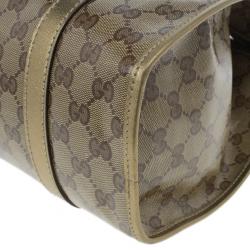 Pre Owned Gucci GG Crystal Monogram Joy Medium Shoulder Bag