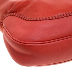 Pre Owned Gucci Orange Leather New Jackie Shoulder Bag