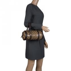 مملوكة مسبقًا حقيبة غوتشي دوشيسا بوسطن صغيرة كانفاس كريستال GG عاجية/ بيج