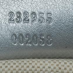 Gucci Silver Guccissima Sukey Medium Tote