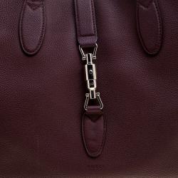 Pre Owned حقيبة غوتشي جاكي جلد أزرق بيبي بلو