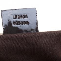 Pre Owned حقيبة غوتشي جوي بوسطن متوسطة جلد غوتشيسيما سوداء