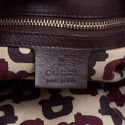 مملوكة مسبقًا Gucci Dark Brown Guccissima Leather Positano Tote