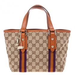 مملوكة مسبقًا Gucci Beige Monogram Jolicoeur Mini Tote