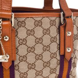 مملوكة مسبقًا Gucci Beige Monogram Jolicoeur Mini Tote