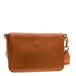 مملوكة مسبقًا حقيبة غوتشي قلاب جاكي جلد ناعم برتقالية