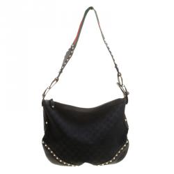 Pre Owned حقيبة غوتشي ’بيلهام’ كانفاس بني للكتف