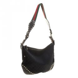 Pre Owned حقيبة غوتشي ’بيلهام’ كانفاس بني للكتف