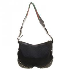 Pre Owned حقيبة غوتشي ’بيلهام’ كانفاس بني للكتف