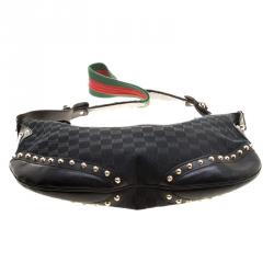 Pre Owned حقيبة غوتشي ’بيلهام’ كانفاس بني للكتف