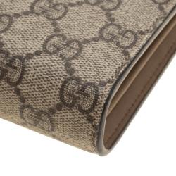 Gucci Beige GG Supreme Canvas Dionysus Wallet On Chain