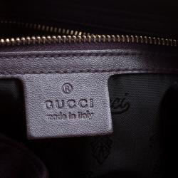 مملوكة مسبقًا حقيبة يد غوتشي هيستريا كبيرة كانفاس مقوى كريستال GG بيج