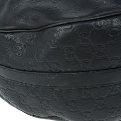 Pre Owned Gucci Guccissima Leather 'GG Twins' Medium Hobo