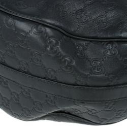 Pre Owned Gucci Guccissima Leather 'GG Twins' Medium Hobo