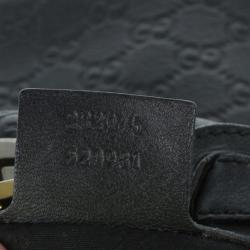 Pre Owned Gucci Guccissima Leather 'GG Twins' Medium Hobo