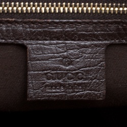 مملوكة مسبقًا حقيبة يد غوتشي ويب جوليكور كانفاس GG بيج/بنية صغيرة