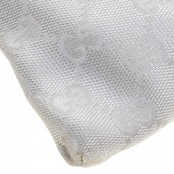 Pre Owned Gucci Silver GG Canvas Waist Belt Bag