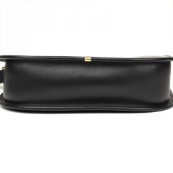 Pre Owned Gucci Black Leather Crossbody Bag