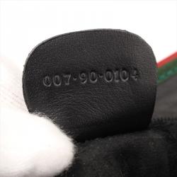 Pre Owned Gucci Black Leather Crossbody Bag