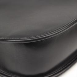 Pre Owned Gucci Black Leather Crossbody Bag