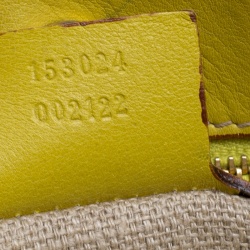 مملوكة مسبقًا Gucci Yellow Multicolor Flora Canvas Tote