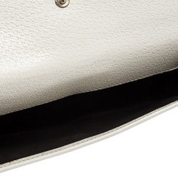 مملوكة مسبقًا Gucci Blush Pink/Off White GG Canvas Continental Wallet