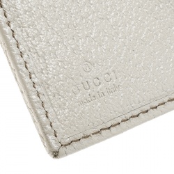 مملوكة مسبقًا Gucci Blush Pink/Off White GG Canvas Continental Wallet