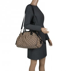 Pre Owned حقيبة غوتشي دوم سوكي كانفاس مونوغرامي