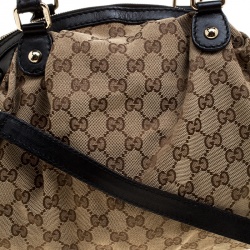 Pre Owned حقيبة غوتشي دوم سوكي كانفاس مونوغرامي