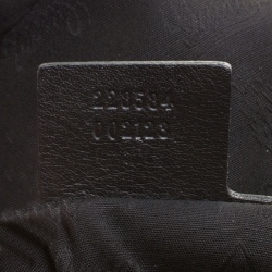 مملوكة مسبقًا Gucci Black/Bronze Guccissima Leather Icon Bit Shoulder Bag