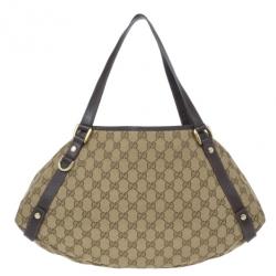 Pre Owned Gucci Monogram Abbey D-Ring Hobo