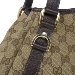 Pre Owned Gucci Monogram Abbey D-Ring Hobo