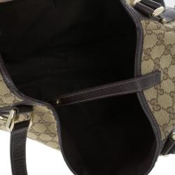 Pre Owned Gucci Monogram Abbey D-Ring Hobo