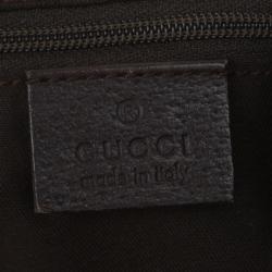 Pre Owned Gucci Monogram Abbey D-Ring Hobo