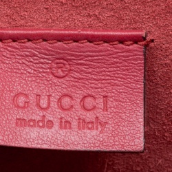 مملوكة مسبقًا Gucci Beige/Red GG Supreme Canvas and Suede Dionysus Shoulder Bag