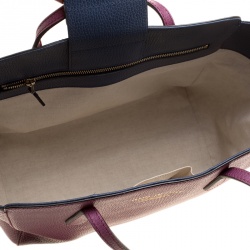 Pre Owned Gucci Pink Leather Small Swing Tote
