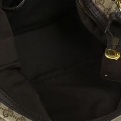 مملوكة مسبقًا Gucci Beige Monogram GG Jockey Hobo