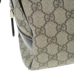 Pre Owned Gucci Monogram Guccissima Leather Large Boston Bag