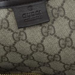 Pre Owned Gucci Monogram Guccissima Leather Large Boston Bag