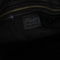 مملوكة مسبقًا Gucci Black Patent Leather Indy Hobo
