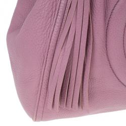مملوكة مسبقًا Gucci Parma Pink Leather Soho Bag