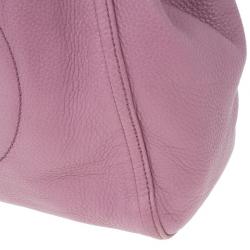 مملوكة مسبقًا Gucci Parma Pink Leather Soho Bag
