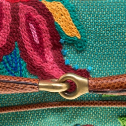 مملوكة مسبقًا حقيبة كلتش غوتشي سلسلة هورسبيت توم فورد إصدار محدود قماش متعدد الألوان