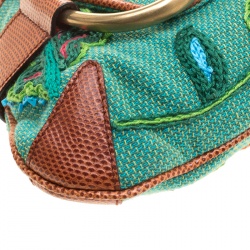 مملوكة مسبقًا حقيبة كلتش غوتشي سلسلة هورسبيت توم فورد إصدار محدود قماش متعدد الألوان